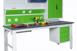 Industrial type work benches